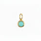 Petite Birthstone Charm - Turquoise (Dec.)