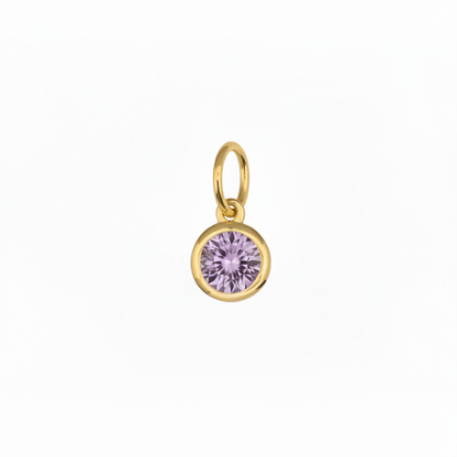 Petite Birthstone Charm - Amethyst (Feb.)