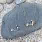 Diamond Cape Cod Map Necklace