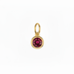Petite Birthstone Charm - Ruby (July)