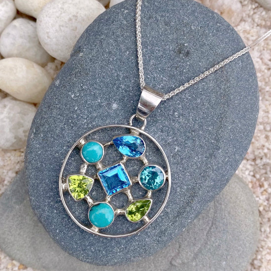 Ocean Gemstone Necklace