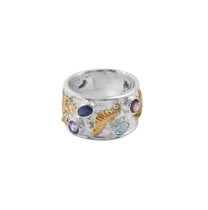 Sea Life Gemstone Ring