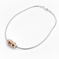 Rose Gold Balls Silver Accents