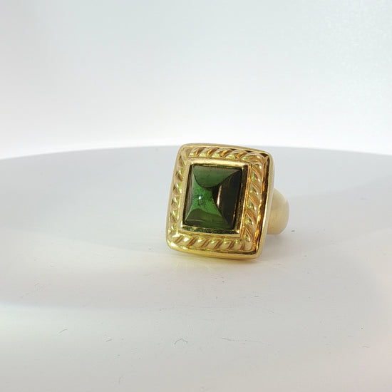 18K Tourmaline Ring