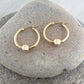 14K Gold Cape Cod Thin Hoops