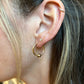 14k Gold Cape Cod Thin Hoops