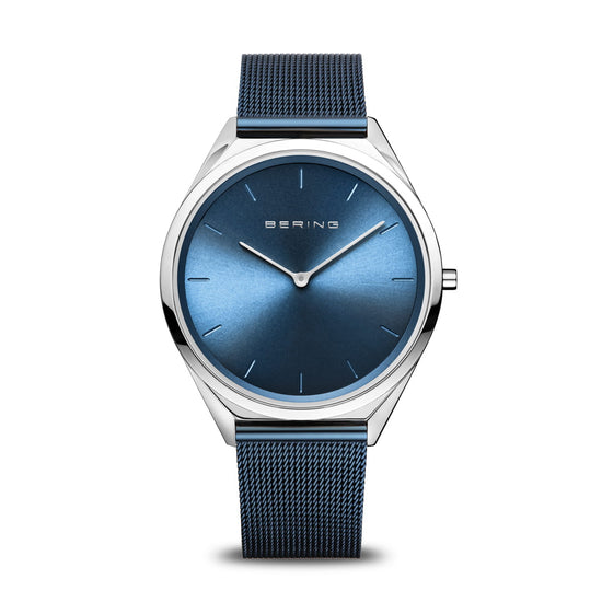 Blue Slim Bering Watch