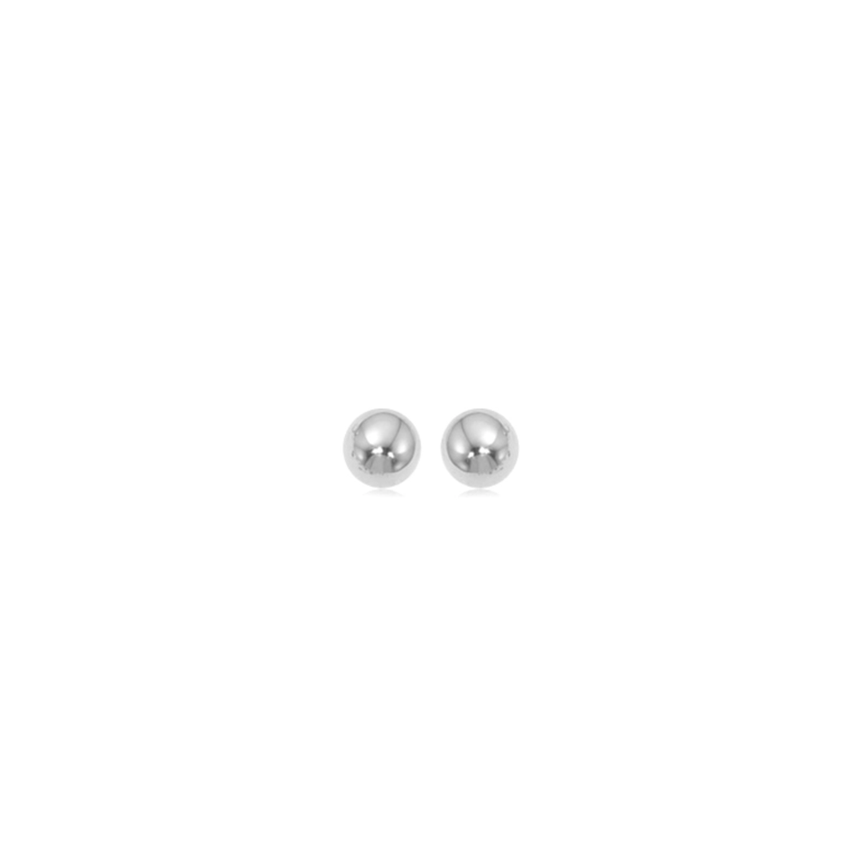 Sterling Silver Cape Cod Single Ball Stud Earrings