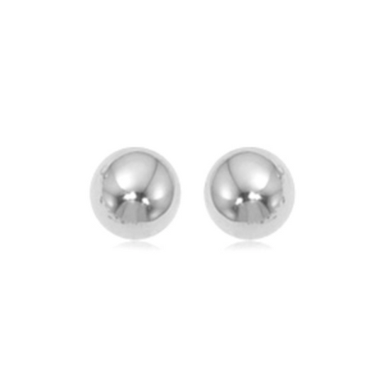 Sterling Silver Cape Cod Single Ball Stud Earrings