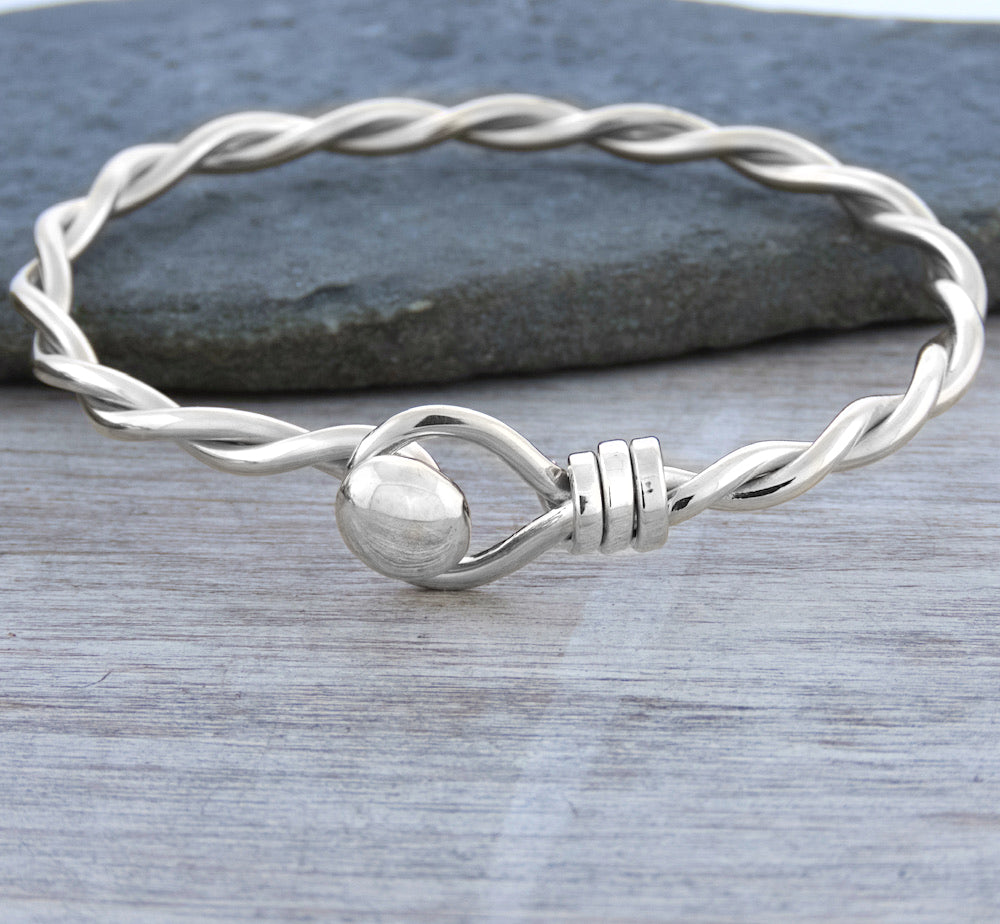 Cape Cod Twist Cuff Bracelet All Sterling Silver / 6 (XS)