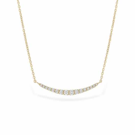 Diamond Curve Necklace
