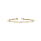 New! 14k Gold + Diamond Beaded Tennis Bracelet