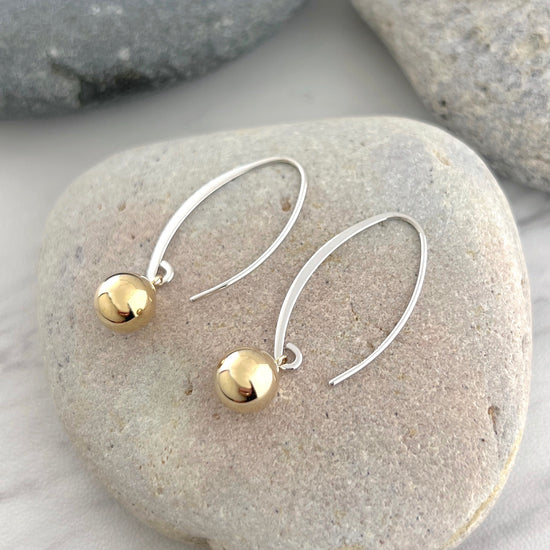 Cape Cod Swoop Drop Earrings