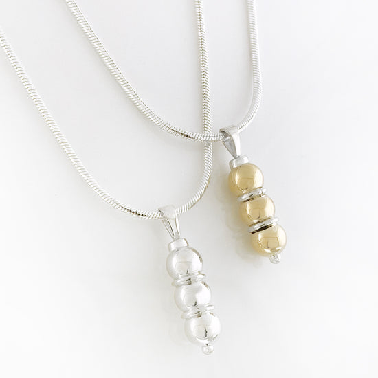 Cape Cod Triple Ball Drop Necklace