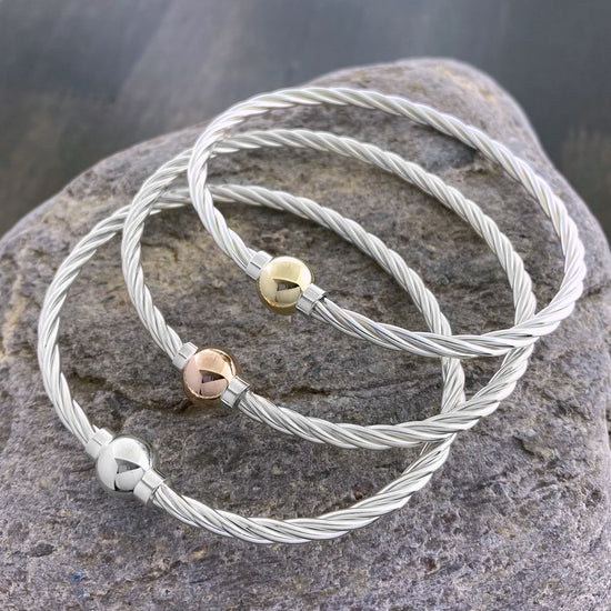 Cape Cod Twist Single Ball Bracelet