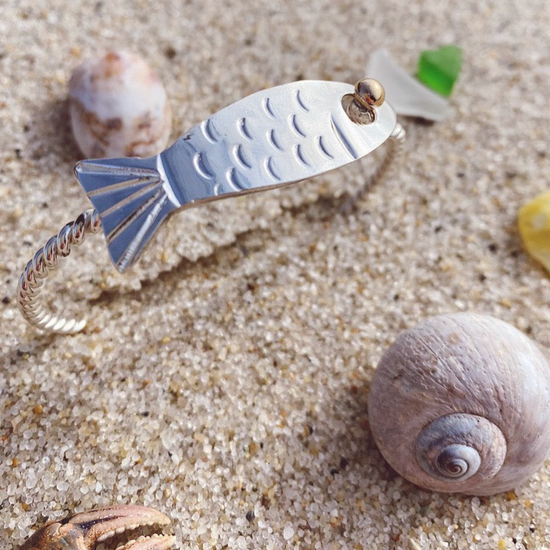 Twisted Fish Hook Bracelet