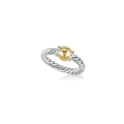Cape Cod Twist Single Ball Ring