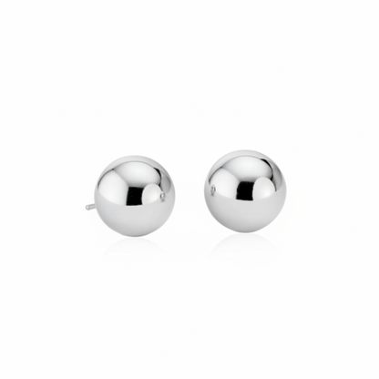 Sterling Silver Cape Cod Single Ball Stud Earrings