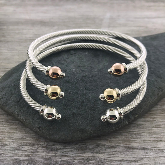 Cape Cod Fine Twist Cuff Bracelet