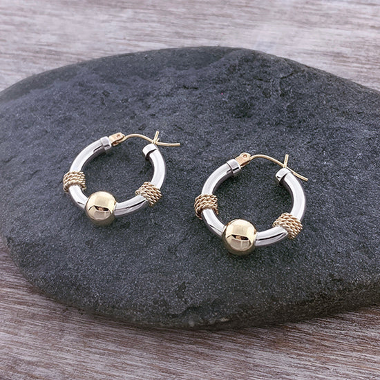 Cape Cod Hoops with Nautical Rope