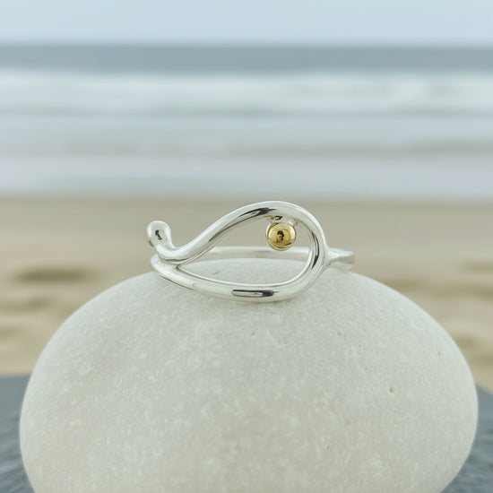 Cape Cod Whale Ring