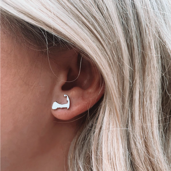 Capeology Cape Cod Map Earrings