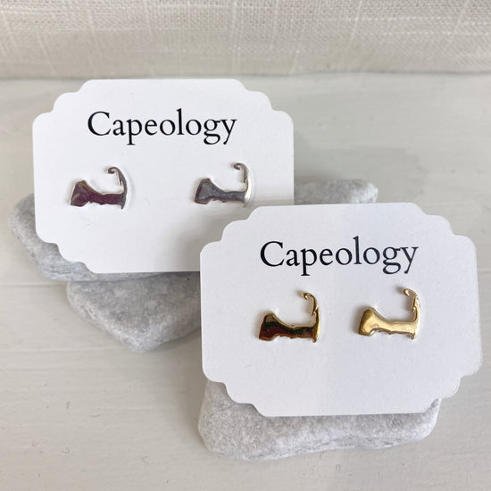 Capeology Cape Cod Map Earrings