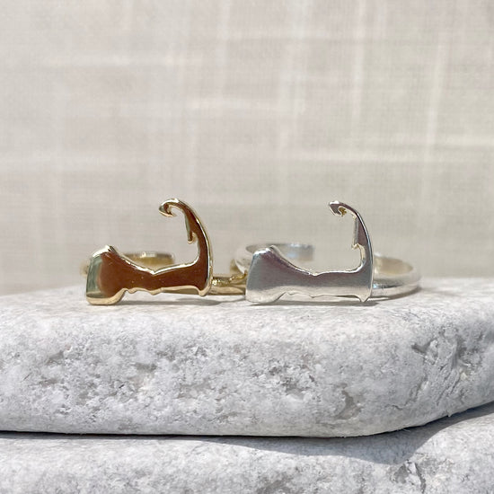 Capeology Cape Cod Map Ring