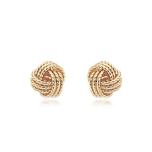 Twisted Love Knot Earring