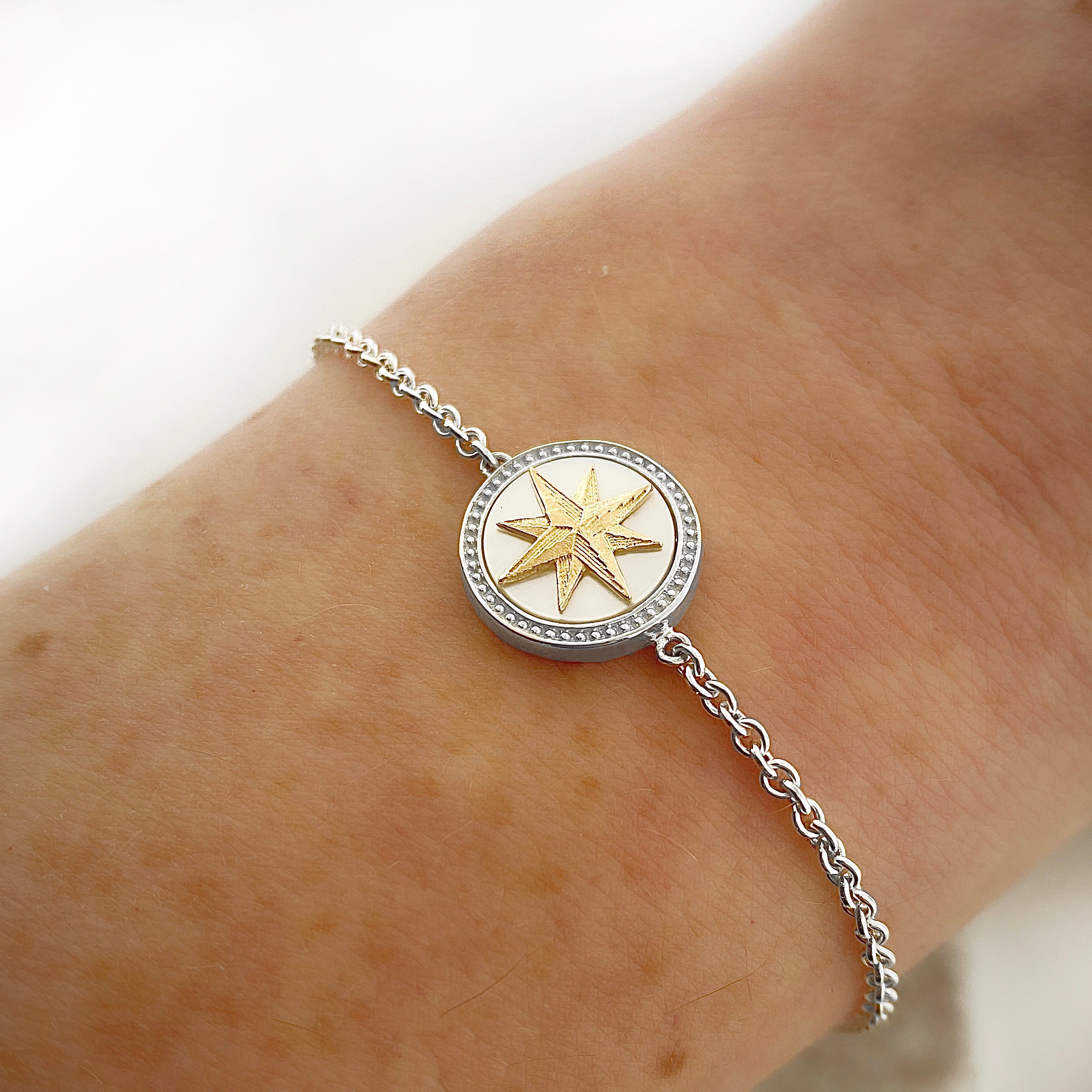 XOXO Tile Bracelet in Gold or Silver by Marlyn Schiff – The Perfect  Provenance