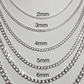 Sterling Silver 4mm Curb Link Chain