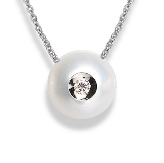 Diamond in a Pearl Necklace