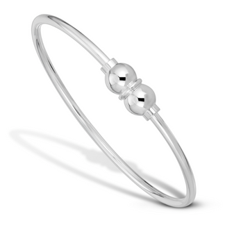 The Cape Cod Double Ball Bracelet available in sterling silver and 14k ...