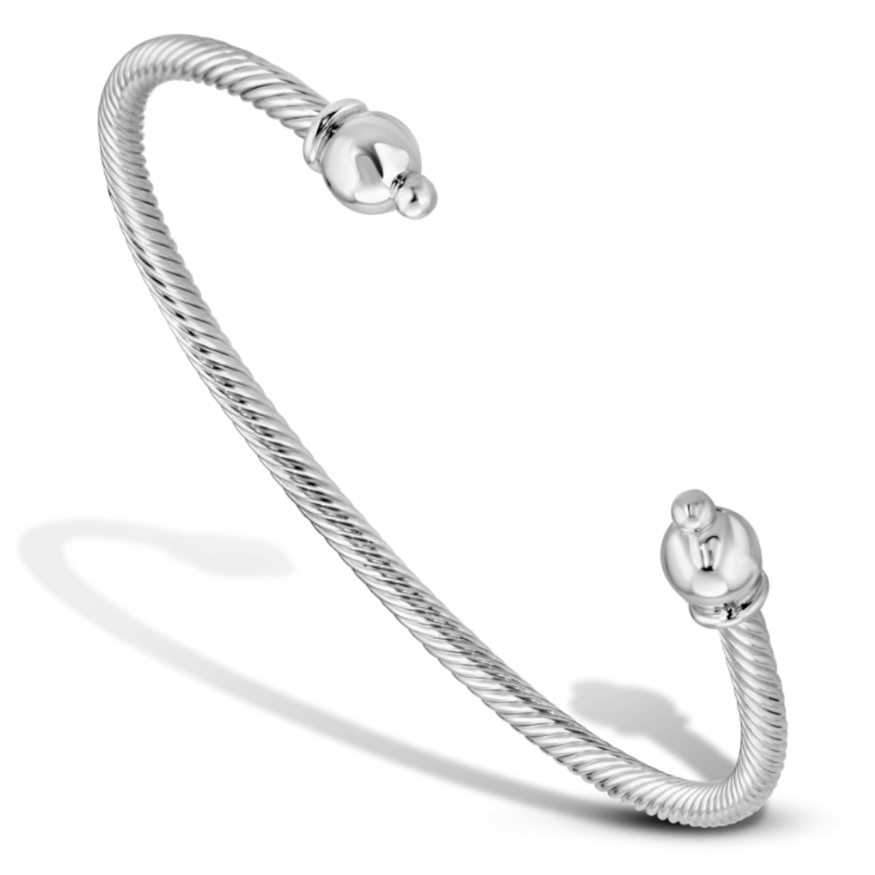 Stainless Steel Cuff Bracelet - Silver Xs / Silver