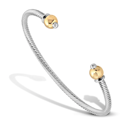 Cape Cod Fine Twist Cuff Bracelet