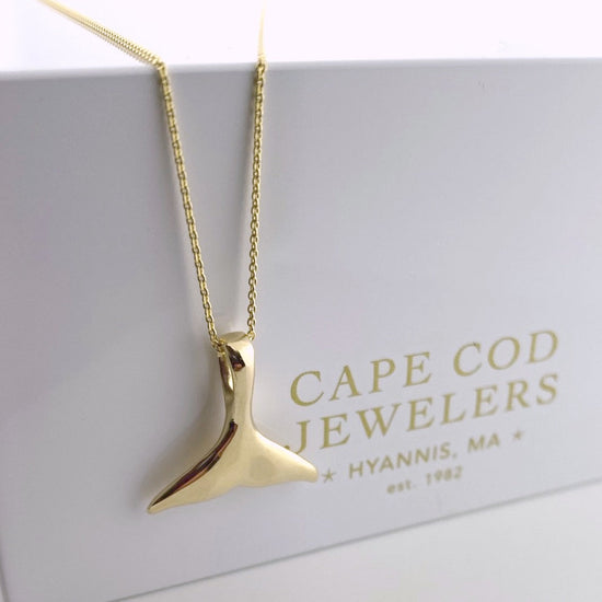 Small Whale Tail Necklace