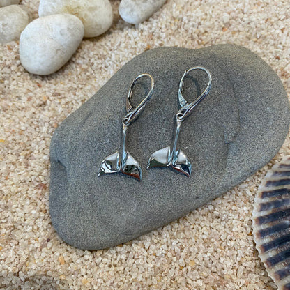 Whale Tail Drop Earrings