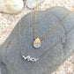 New! Petite 14K Diamond Cluster Necklace
