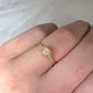 East-West Oval Opal Ring