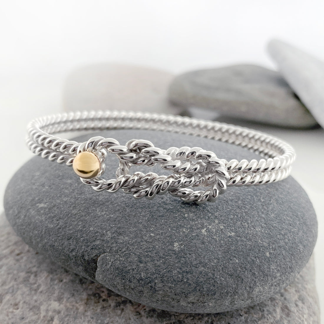 Twisted Fisherman's Knot Bracelet Cape Cod Jewelers