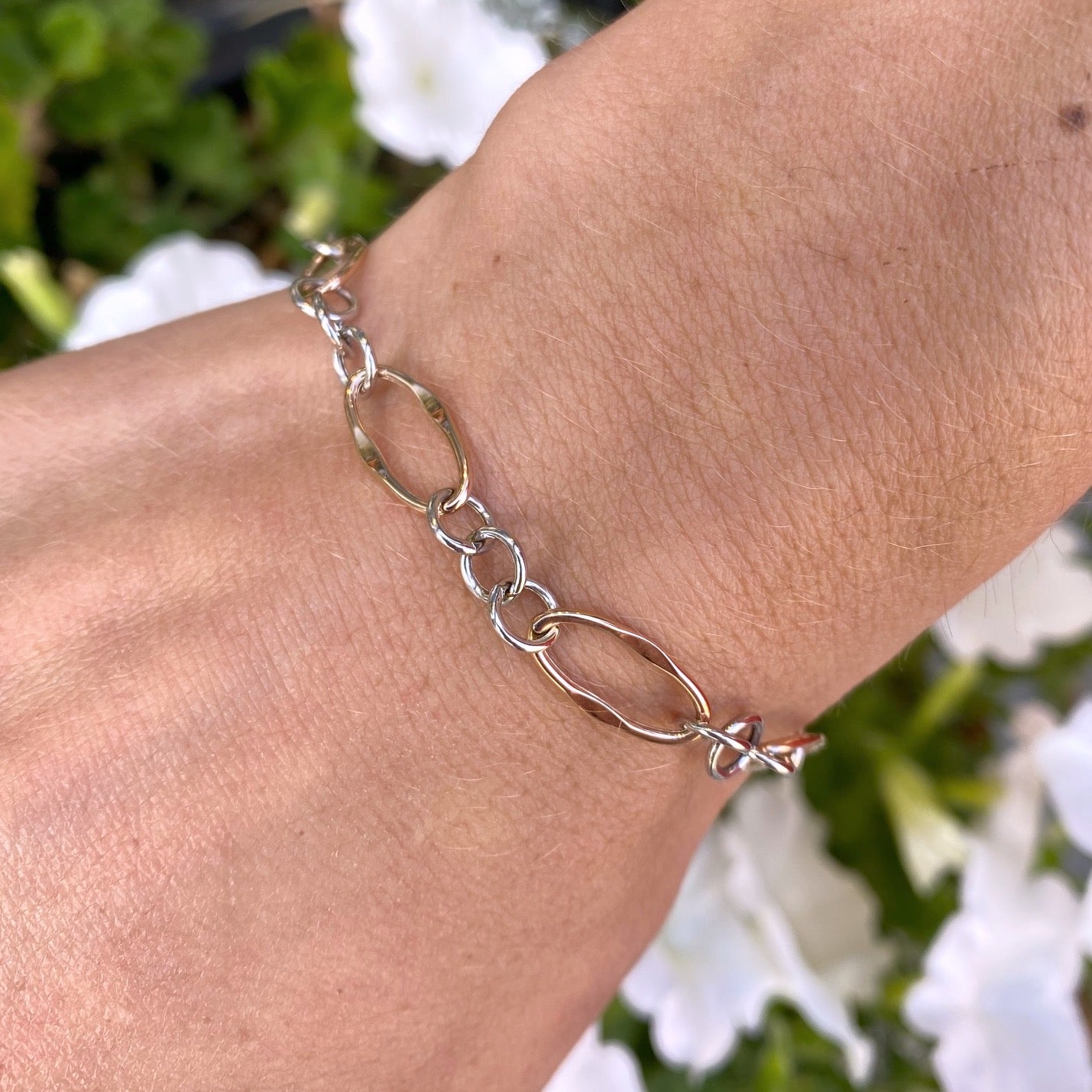 14k Rose Gold Chatham Link Bracelet – Cape Cod Jewelers