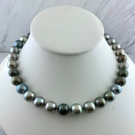 12-13mm Tahitian South Sea Multicolor Pearl Necklace