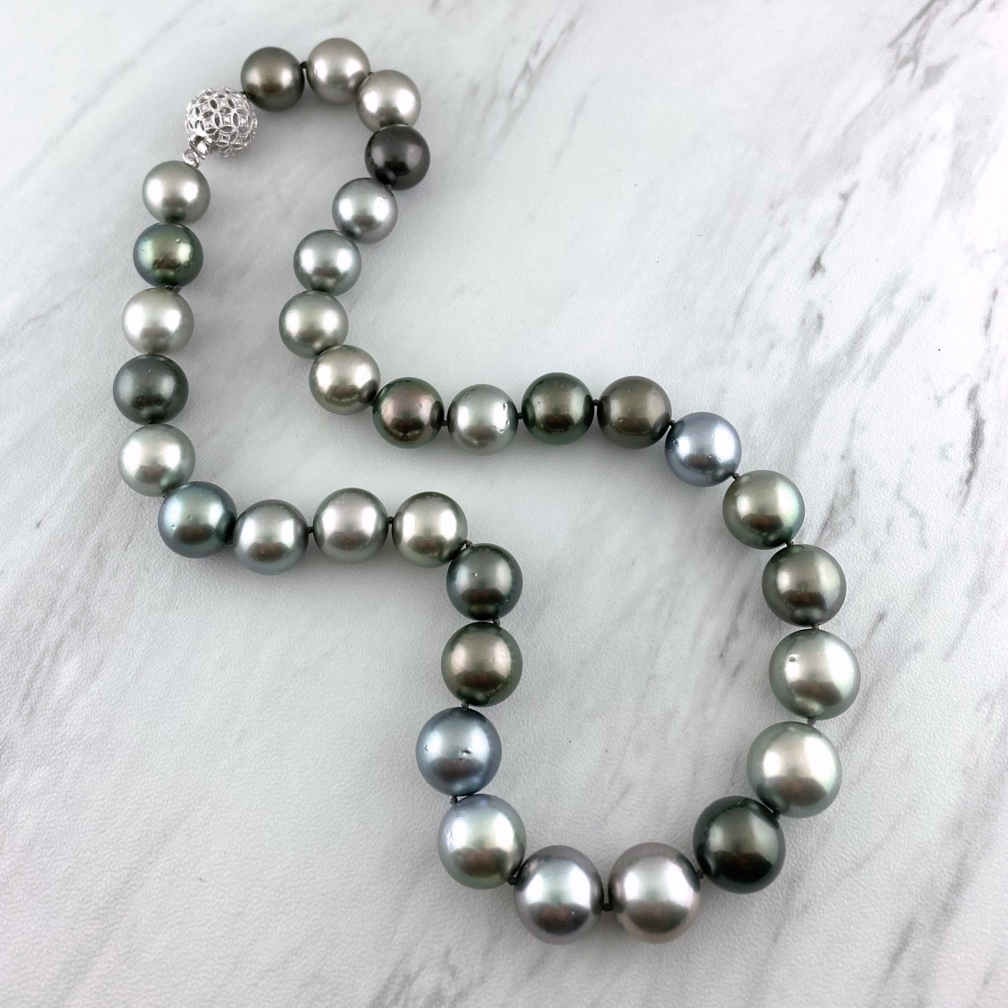 Layered south sea pearl and nakshi balls mala - Indian Jewellery Designs