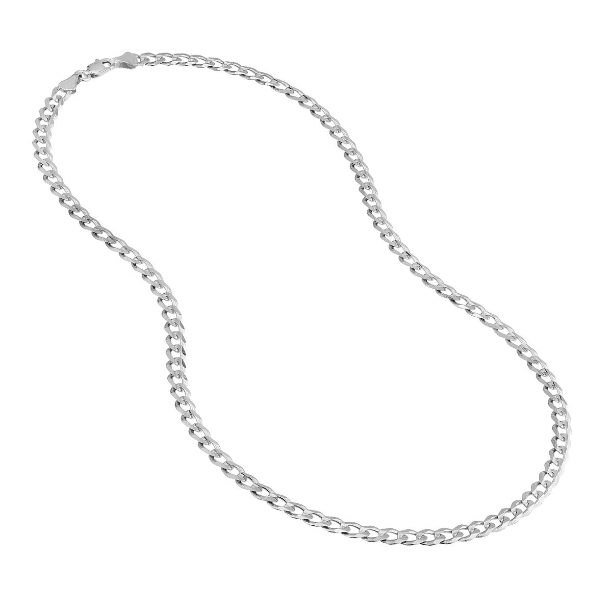 Lindy Silver Crystal Chain Necklace in White Crystal | Kendra Scott