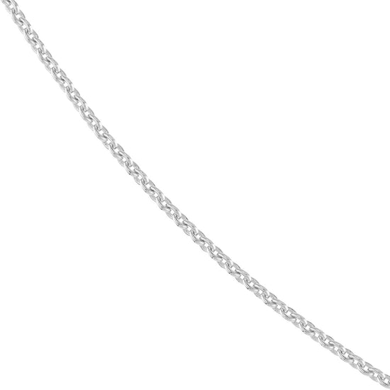 .70 mm 14k White Gold Cable Chain