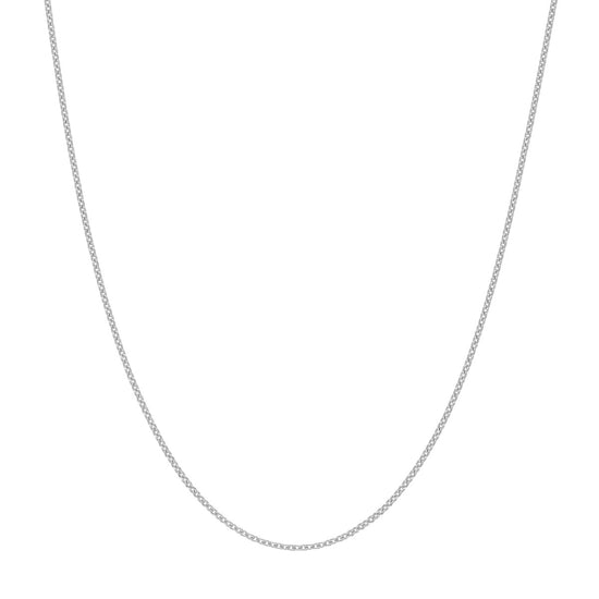 .70 mm 14k White Gold Cable Chain