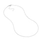 .85 mm 14k White Gold Wheat Chain