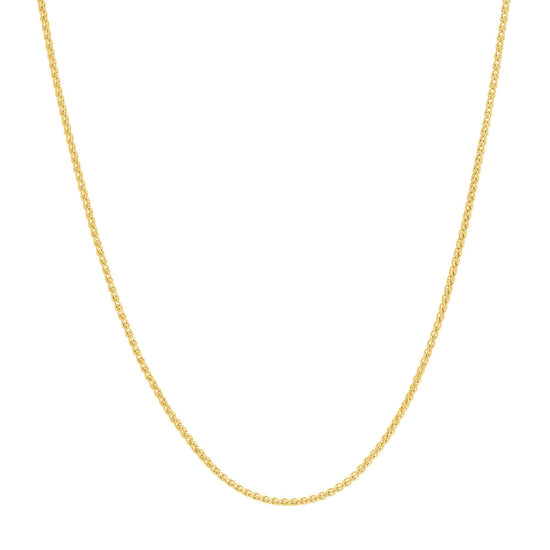 .85 mm 14k Gold Wheat Chain