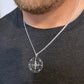 XL Compass Curb Link Necklace