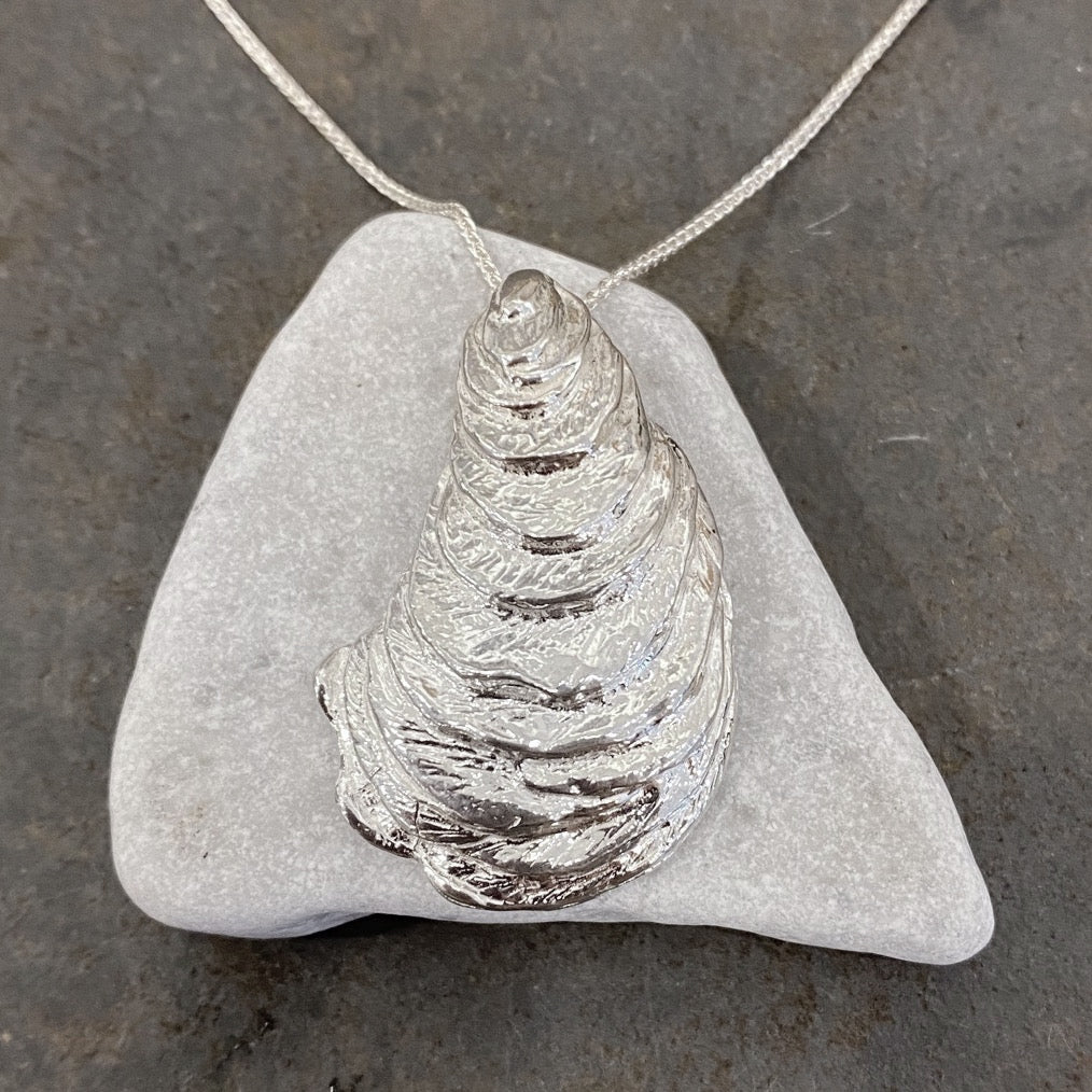 OYSTER cheapest shell sterling silver seashell necklace